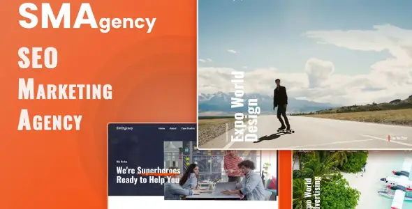 SMAgency – SEO Marketing Agency Elementor Template Kit