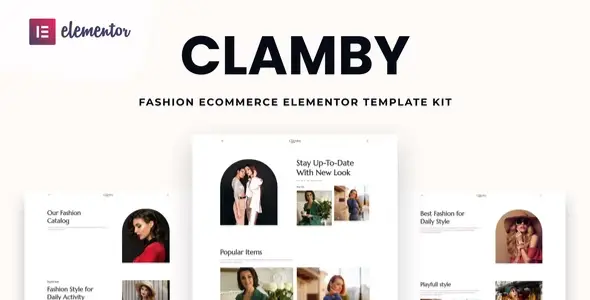 Clamby – Fashion Ecommerce Elementor Template Kit
